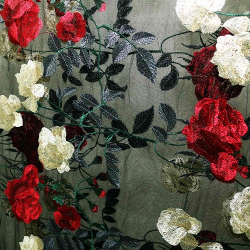 Red Roses Full Lace