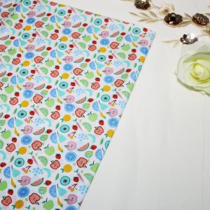 Cute Fruits Cotton Printed