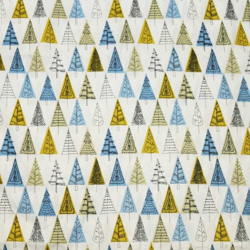 Triangle Tree Cotton Printed