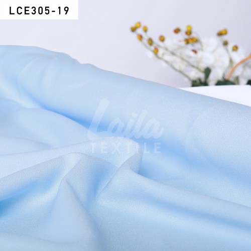 Powder Blue Como Crepe